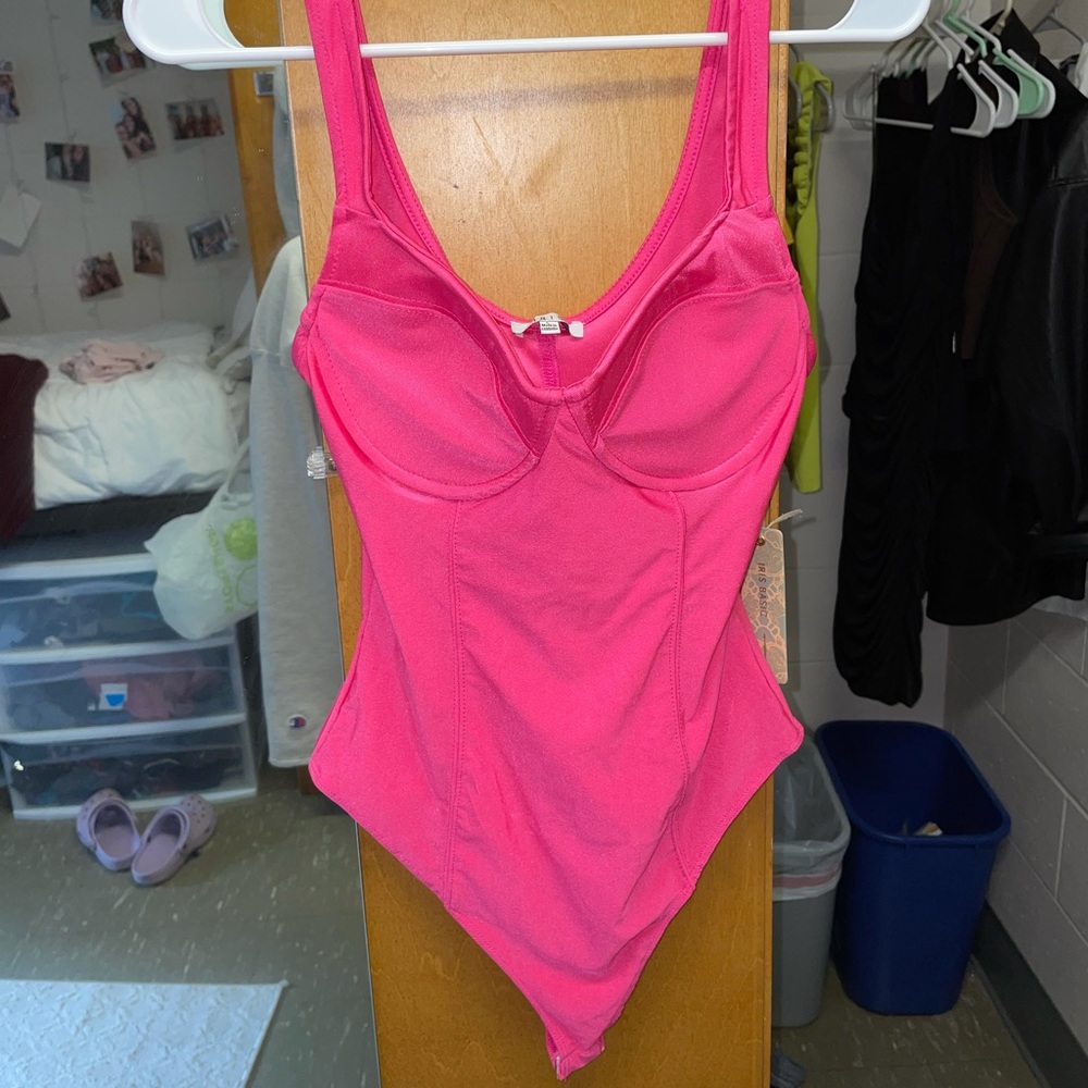Pink bodysuit